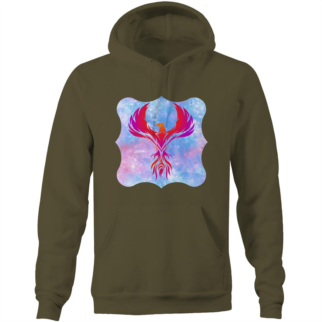Red Phoenix Pocket Hoodie Sweatshirt Ogo Merch