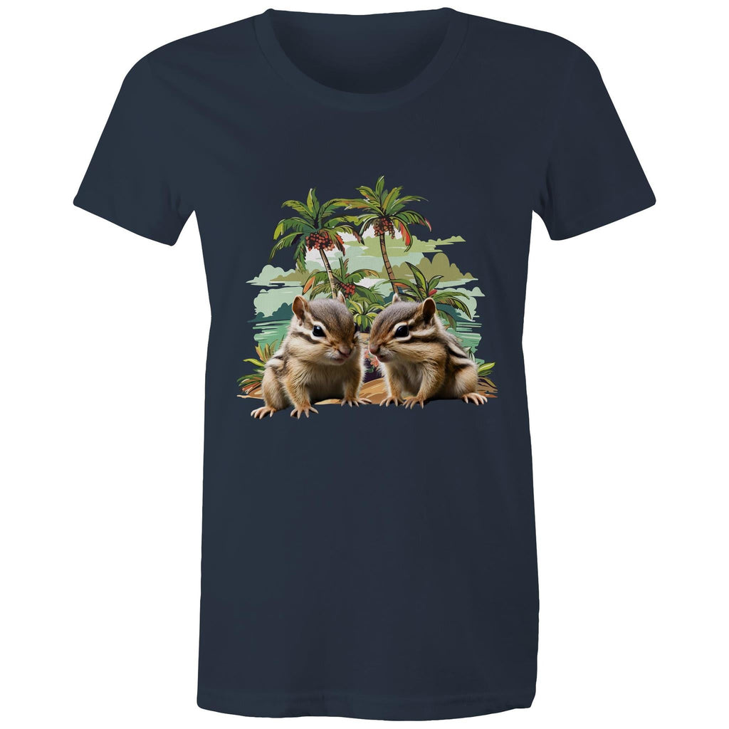 Beach Chipmunks AS Colour - Women's Maple Tee Ogo Merch