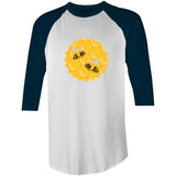 Bees AS Colour Raglan - 3/4 Sleeve T-Shirt Ogo Merch