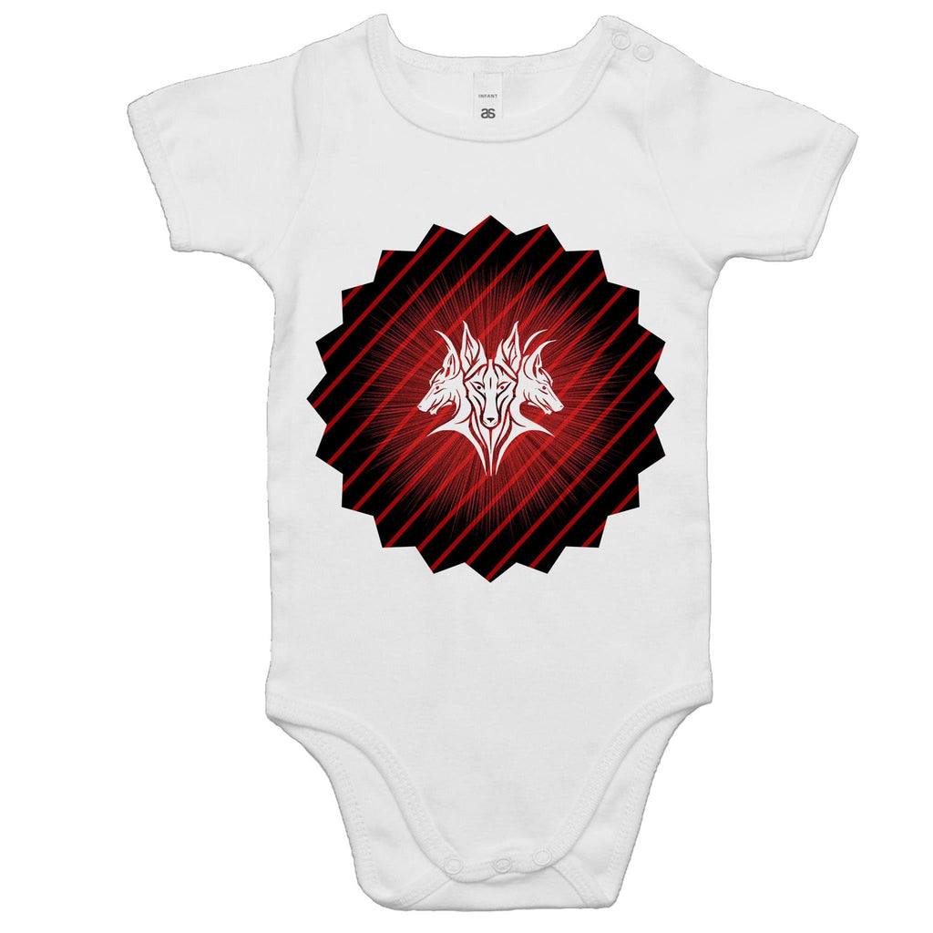 Glowing Cerberus AS Colour Mini Me Baby Onesie Romper Ogo Merch