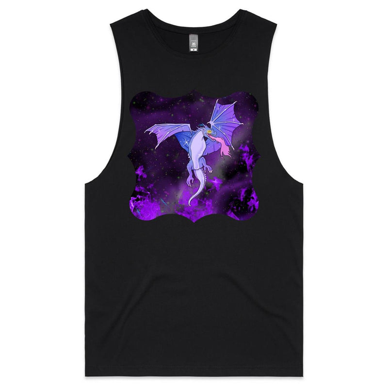 Purple Dragon AS Colour Barnard Mens Tank Top Tee Ogo Merch
