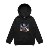 Wolf with Lightsaber AS Colour Youth Supply Hood Ogo Merch