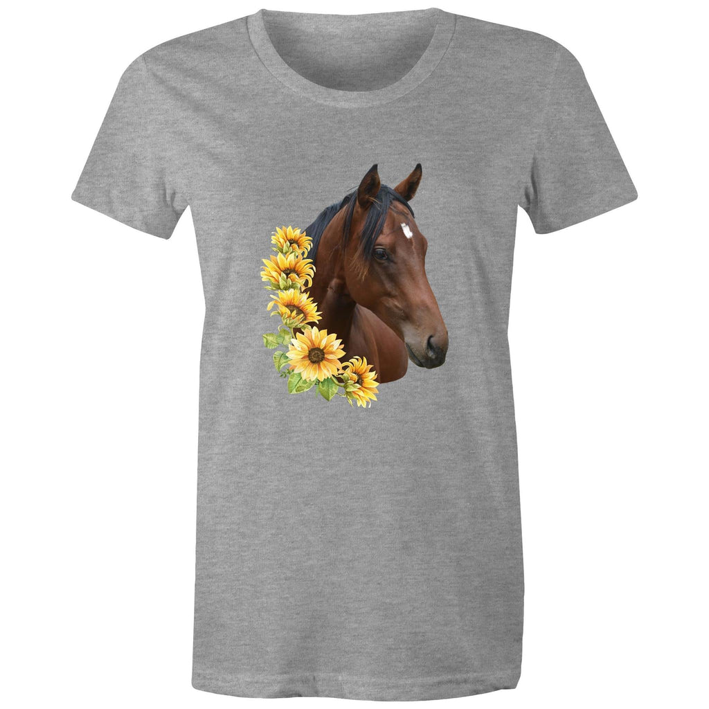 Sunflower Horse AS Colour - Women's Maple Tee Ogo Merch