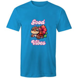 Good Vibes Turtle AS Colour Staple - Mens T-Shirt Ogo Merch