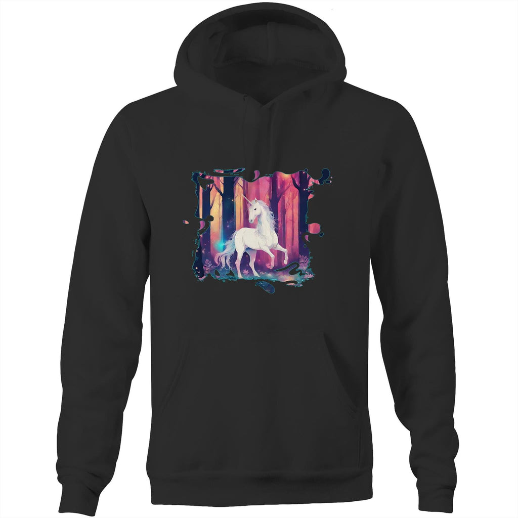 Unicorn AS Colour Stencil Pocket Hoodie Sweatshirt Ogo Merch
