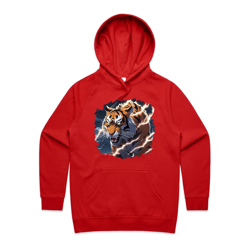 Tiger with Lightning AS Colour Women's Supply Hood Ogo Merch