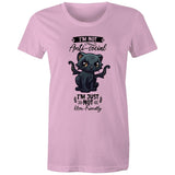 Antisocial Cat Monster AS Colour - Women's Maple Tee Ogo Merch