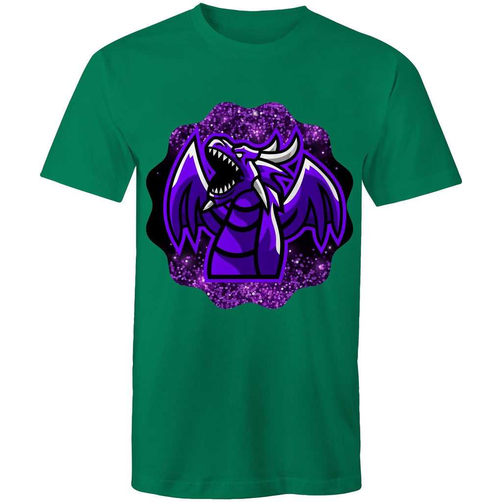 Shining Purple Dragon AS Colour Staple Mens TShirt Ogo Merch