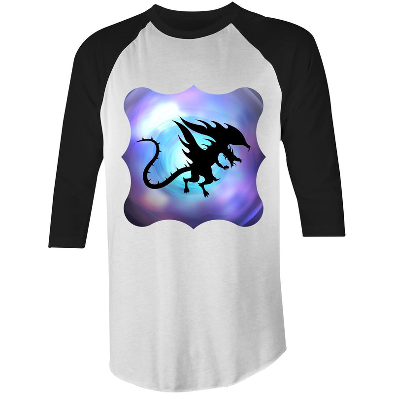 Glowing Dragon 3/4 Sleeve TShirt Ogo Merch
