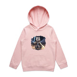 Wolf with Lightsaber AS Colour Youth Supply Hood Ogo Merch