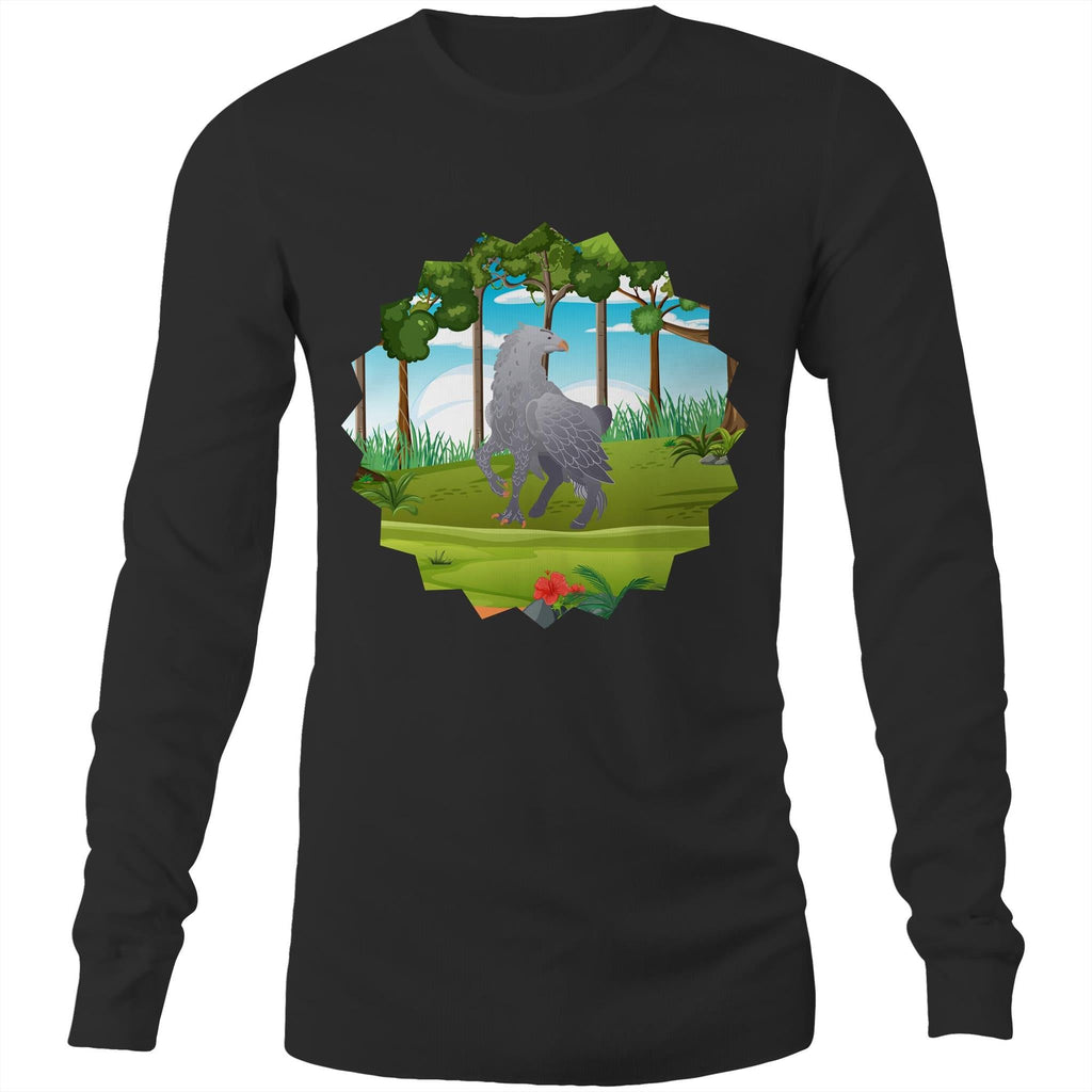 Hippogriff AS Colour Base Mens Long Sleeve TShirt Ogo Merch