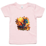 Baby Dragon AS Colour Infant Wee Tee Ogo Merch