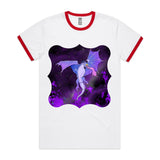 Purple Dragon AS Colour Staple Ringer Tee Ogo Merch