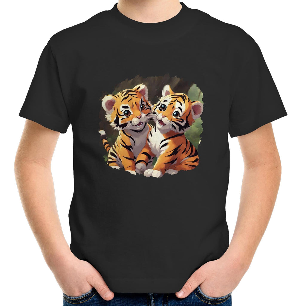 Baby Tigers AS Colour Kids Youth T-Shirt Ogo Merch