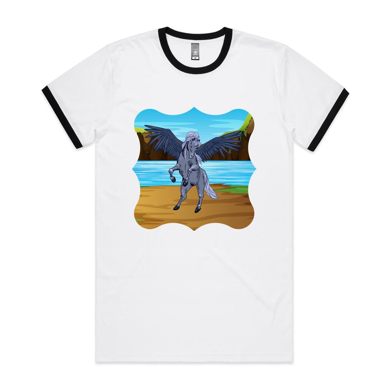 Beach Pegasus AS Colour Staple Ringer Tee Ogo Merch