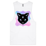 Psychic Cat AS Colour Barnard Mens Tank Top Tee Ogo Merch