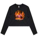 Lava Cerberus AS Colour Women's Long Sleeve Crop Tee