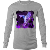 Purple Dragon AS Colour Base Mens Long Sleeve TShirt Ogo Merch