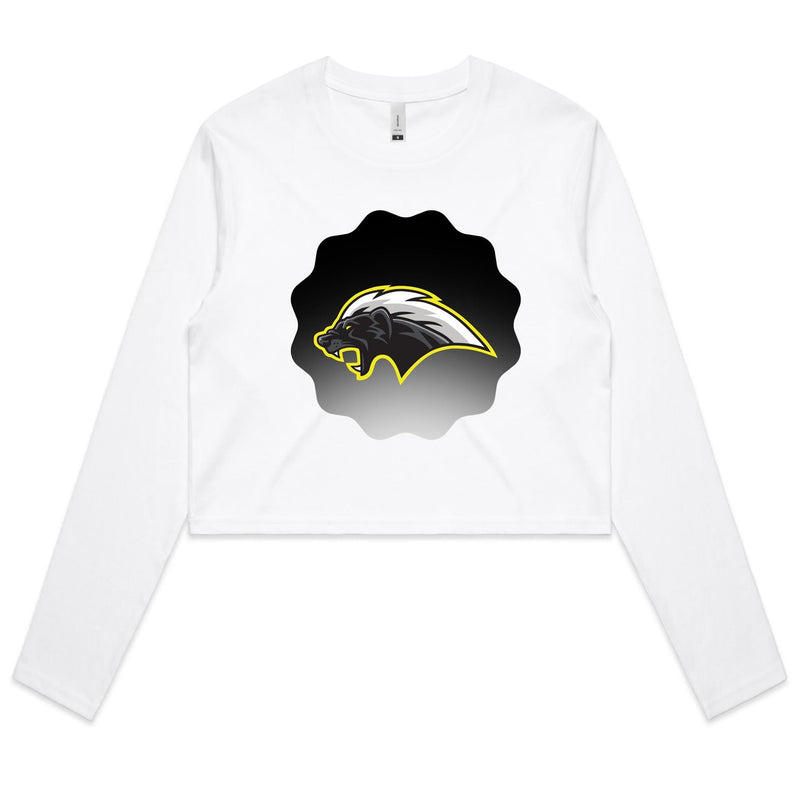 Honey Badger AS Colour Women's Long Sleeve Crop Tee Ogo Merch