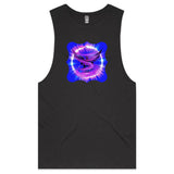Eagle in Swirl AS Colour Barnard - Mens Tank Top Tee Ogo Merch