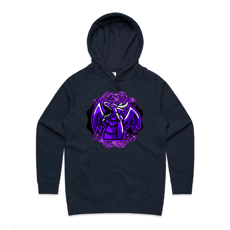 Shining Purple Dragon AS Colour Women's Supply Hood Ogo Merch