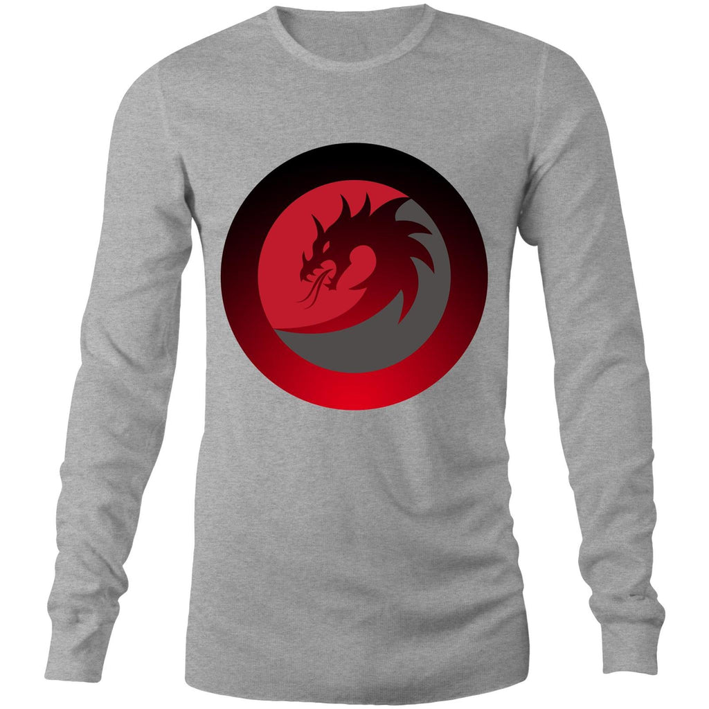Dragon Shadow AS Colour Base Mens Long Sleeve TShirt Ogo Merch