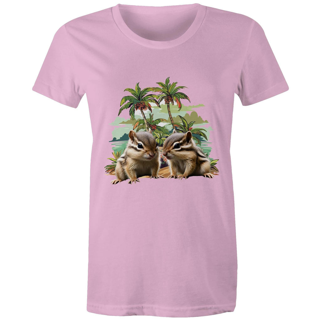 Beach Chipmunks AS Colour - Women's Maple Tee Ogo Merch