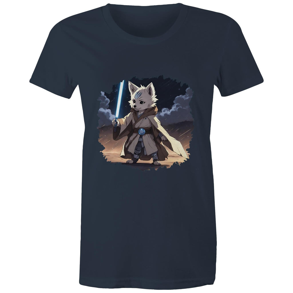 Wolf with Lightsaber AS Colour Women's Maple Tee Ogo Merch