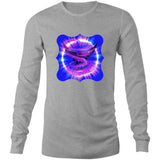 Eagle in Swirl AS Colour Base - Mens Long Sleeve T-Shirt Ogo Merch