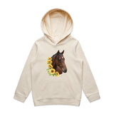 Sunflower Horse AS Colour - Youth Supply Hood Ogo Merch