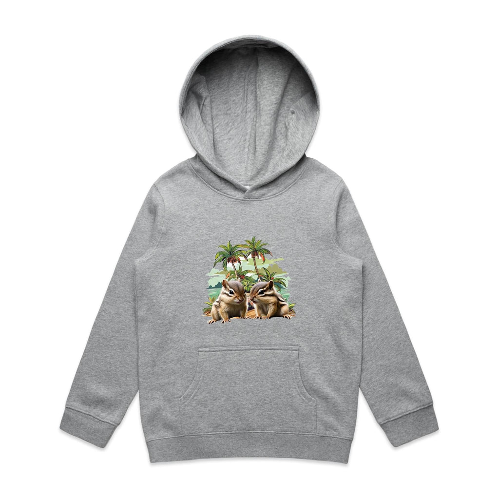 Beach Chipmunks AS Colour - Youth Supply Hood Ogo Merch