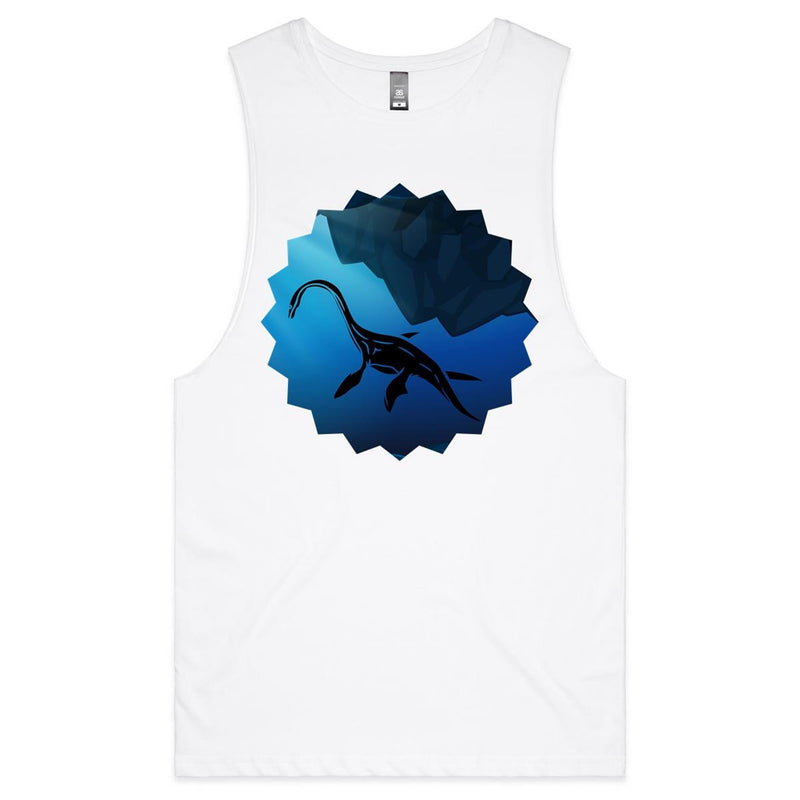 Plesiosaur AS Colour Barnard Mens Tank Top Tee Ogo Merch