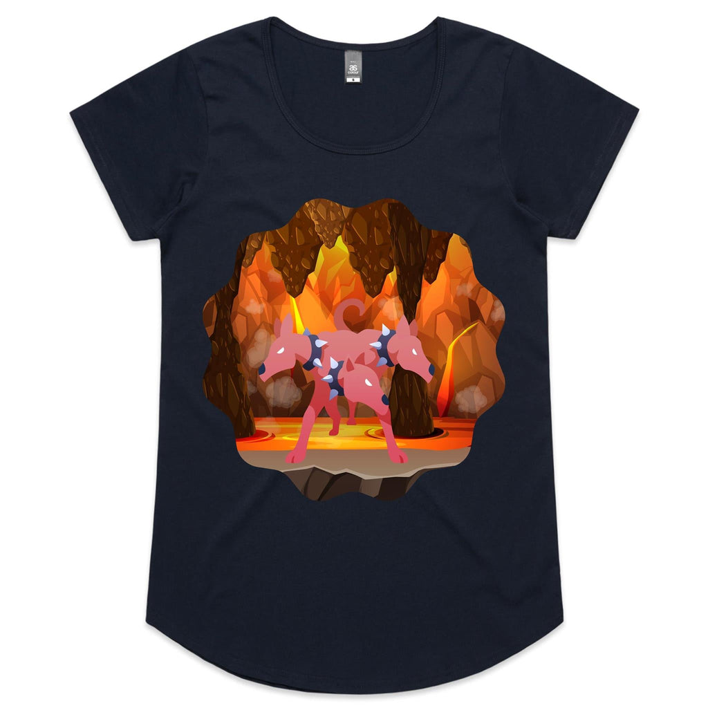 Lava Cerberus AS Colour Mali Womens Scoop Neck TShirt Ogo Merch