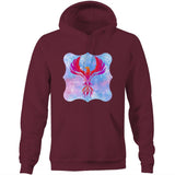 Red Phoenix Pocket Hoodie Sweatshirt Ogo Merch