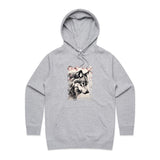 Wolf and Flowers AS Colour - Women's Supply Hood Ogo Merch