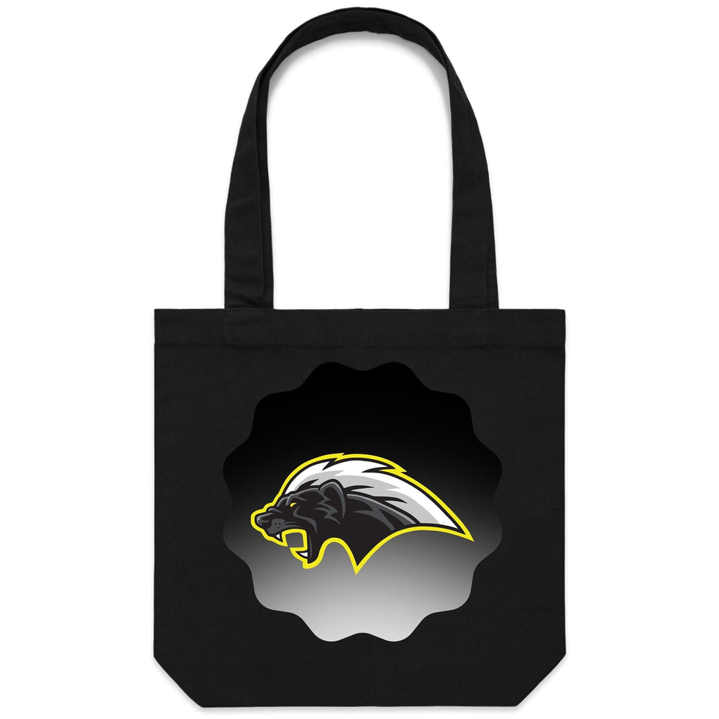 Honey Badger AS Colour Carrie Canvas Tote Bag Ogo Merch