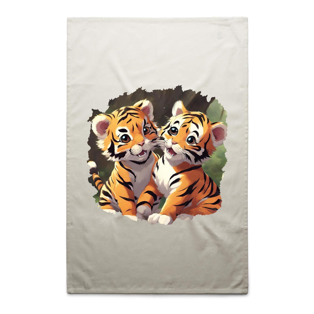 Baby Tigers AS Colour Tea Towel Ogo Merch