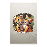 Baby Tigers AS Colour Tea Towel Ogo Merch