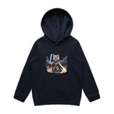 Wolf with Lightsaber AS Colour Youth Supply Hood Ogo Merch
