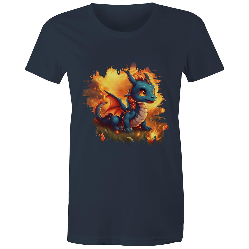 Baby Dragon AS Colour - Women's Maple Tee Ogo Merch