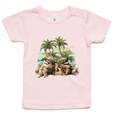 Beach Chipmunks AS Colour - Infant Wee Tee Ogo Merch
