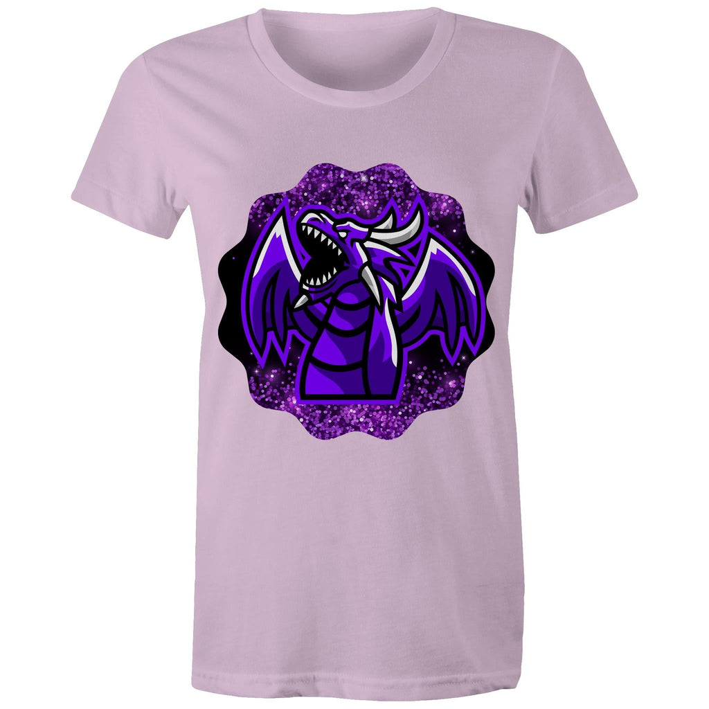 Shining Purple Dragon AS Colour Women's Maple Tee Ogo Merch