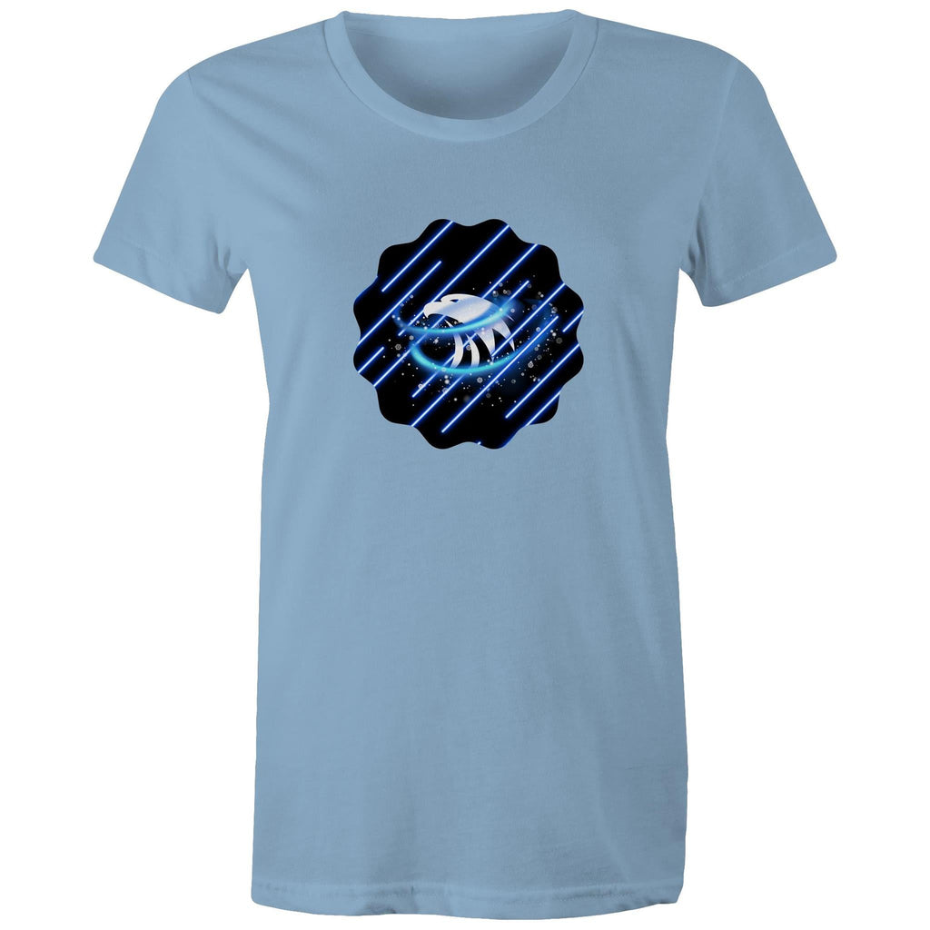 Blue Swirl Eagle AS Colour - Women's Maple Tee Ogo Merch