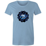 Blue Swirl Eagle AS Colour - Women's Maple Tee Ogo Merch