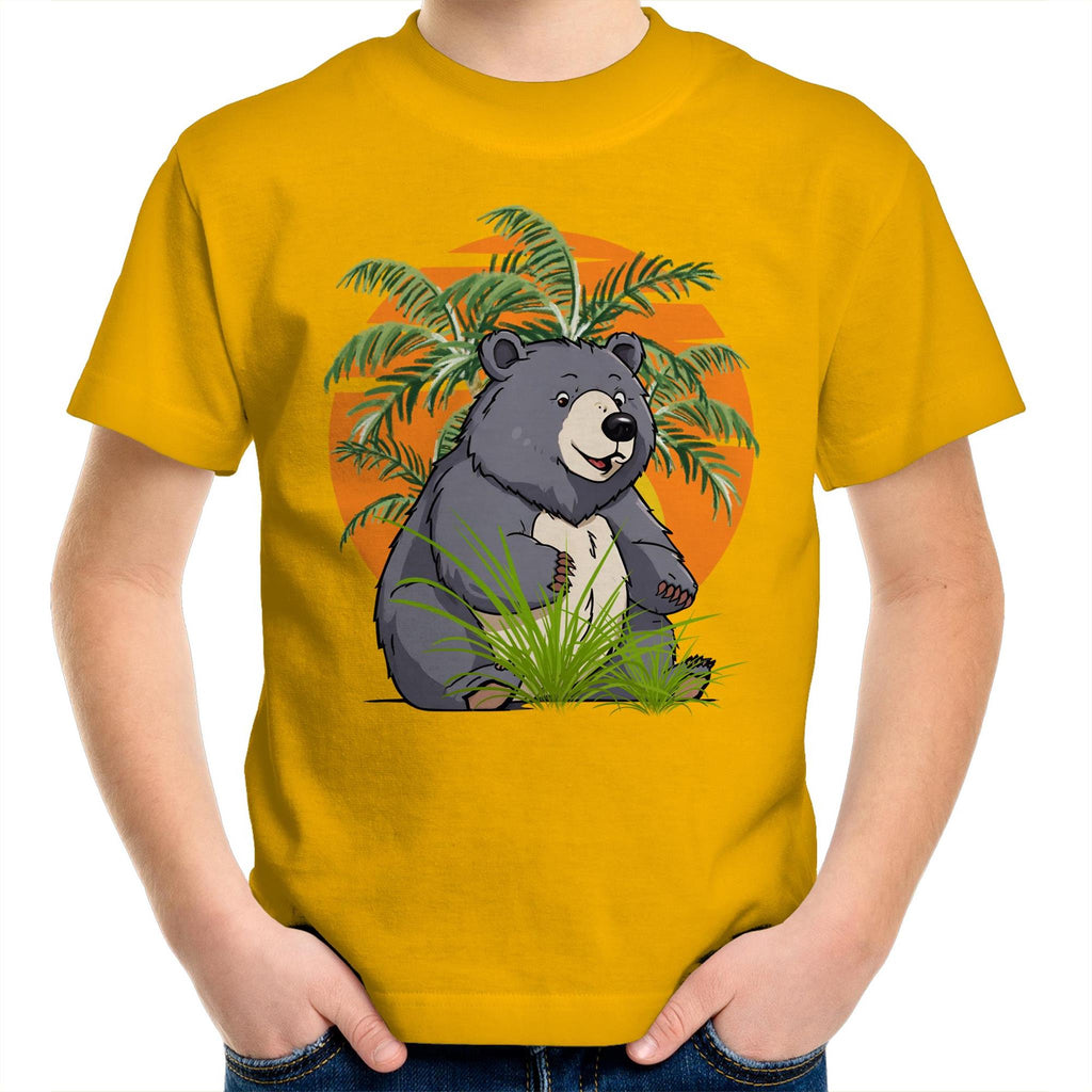 Bear AS Colour Kids Youth T-Shirt Ogo Merch