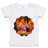 Lava Cerberus AS Colour Infant Wee Tee Ogo Merch