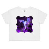 Purple Dragon AS Colour Women's Crop Tee Ogo Merch