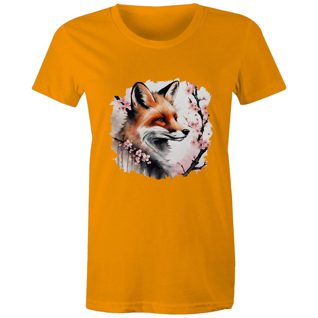 Fox and Tree AS Colour - Women's Maple Tee Ogo Merch