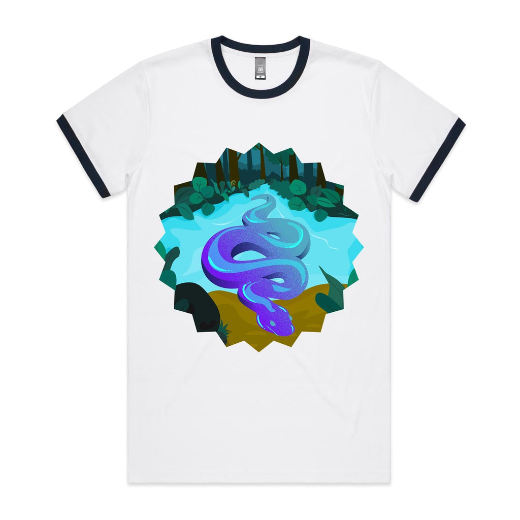 River Snake AS Colour Staple Ringer Tee Ogo Merch