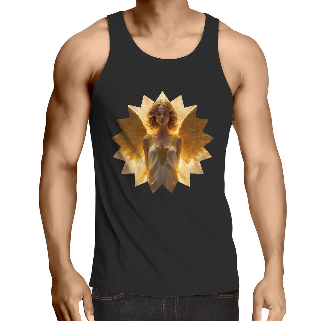 Angel AS Colour Lowdown Mens Singlet Top Ogo Merch